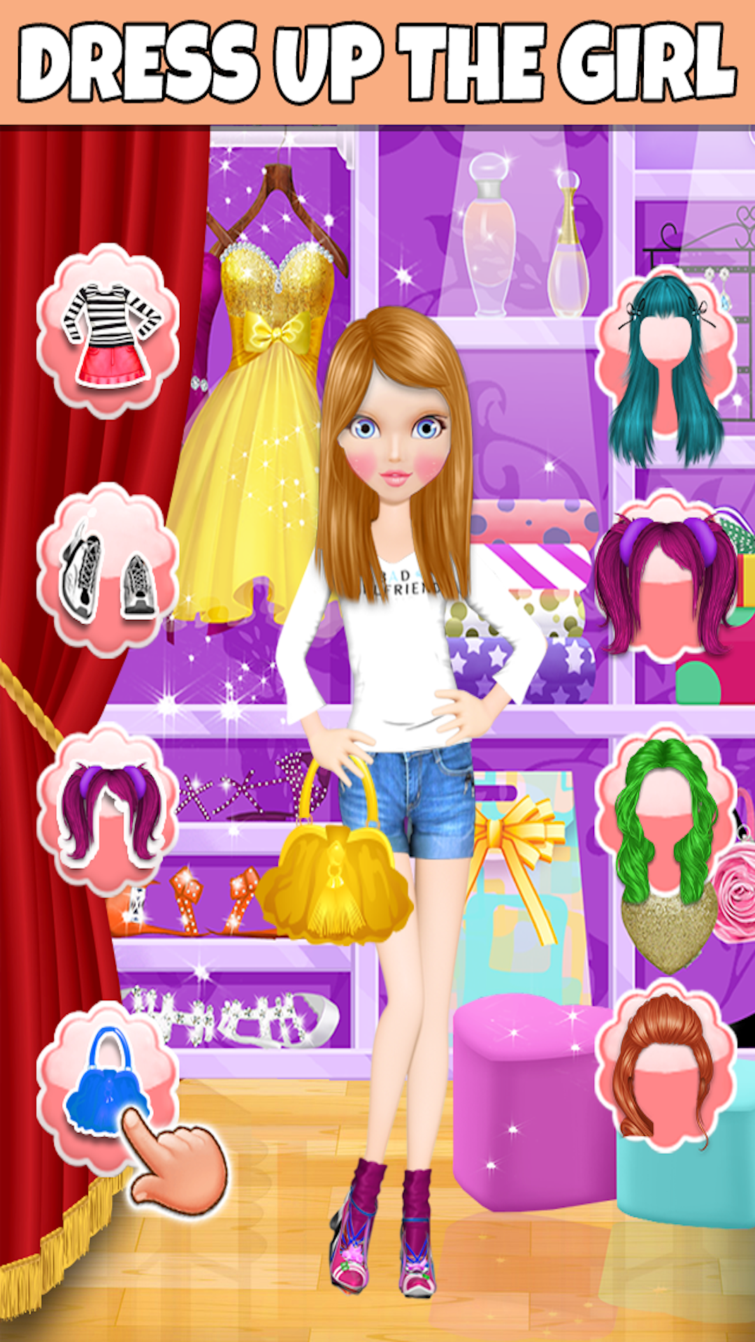 Cuplikan Layar Game Cute Doll Dress Up Girls Game