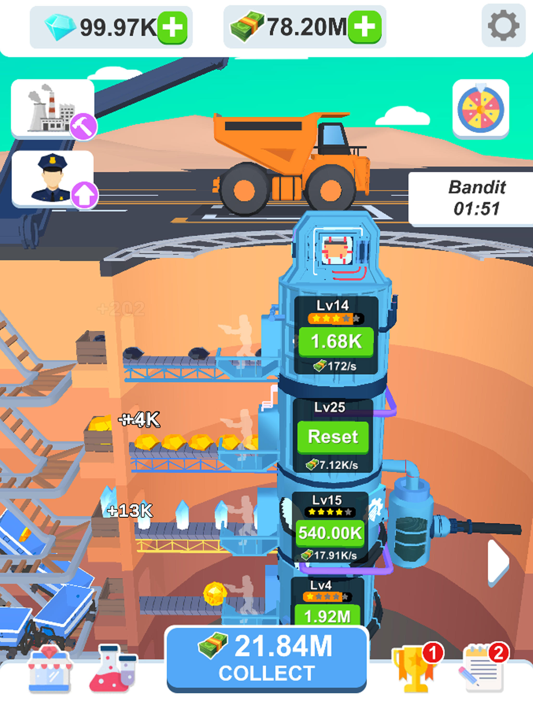Idle Dig Factory screenshot game