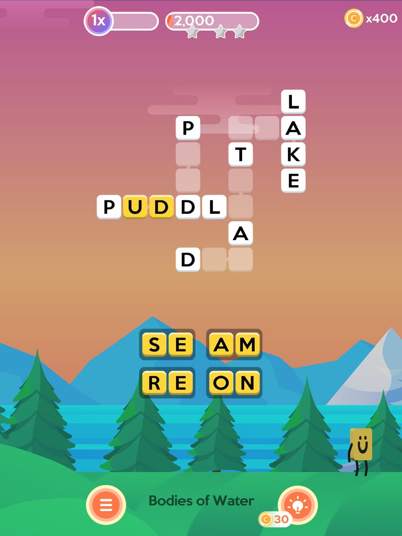 Screenshot of Letter Bounce - Word Puzzles