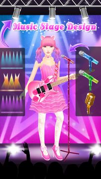 Angelina's Pop Star Salon Game Screenshot