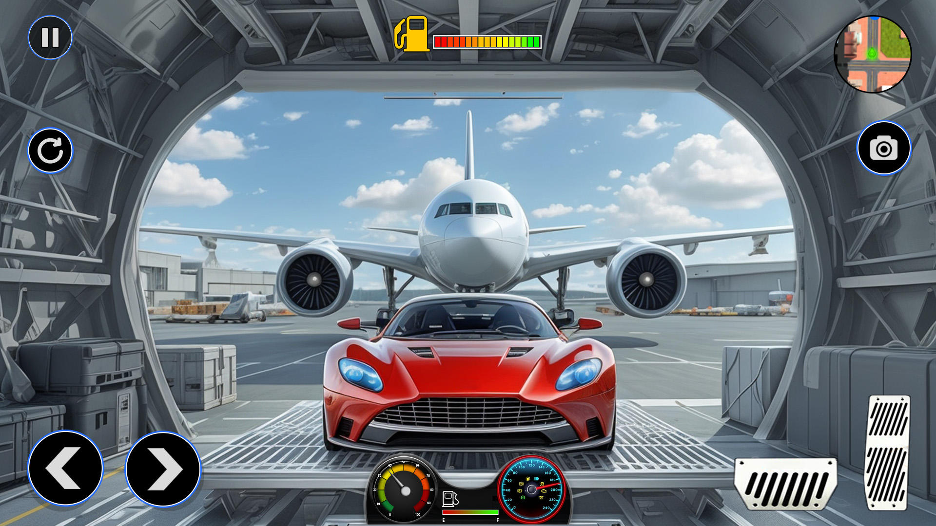 Airplane Pilot Car Transporter Game Screenshot