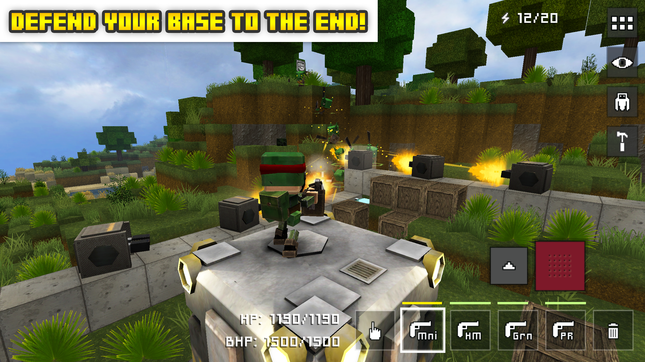 Block Fortress Game Screenshot