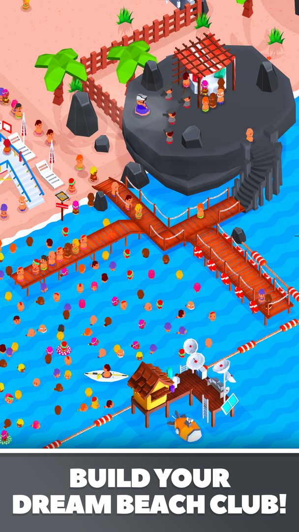 Screenshot of Beach Club Tycoon : Idle Game