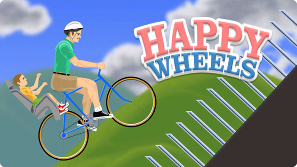 Screenshot of happy wheels 2