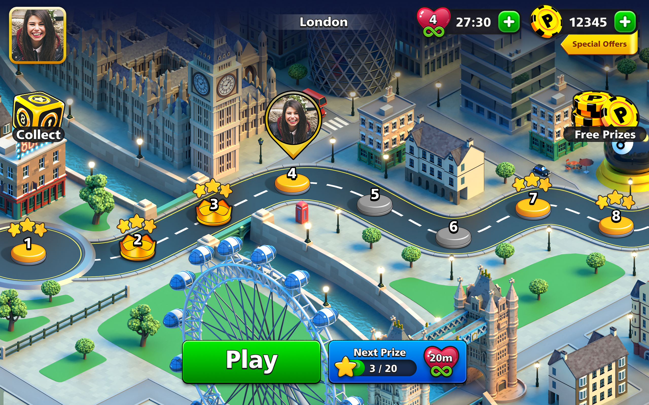 Pool Trickshots Billiard Game Screenshot