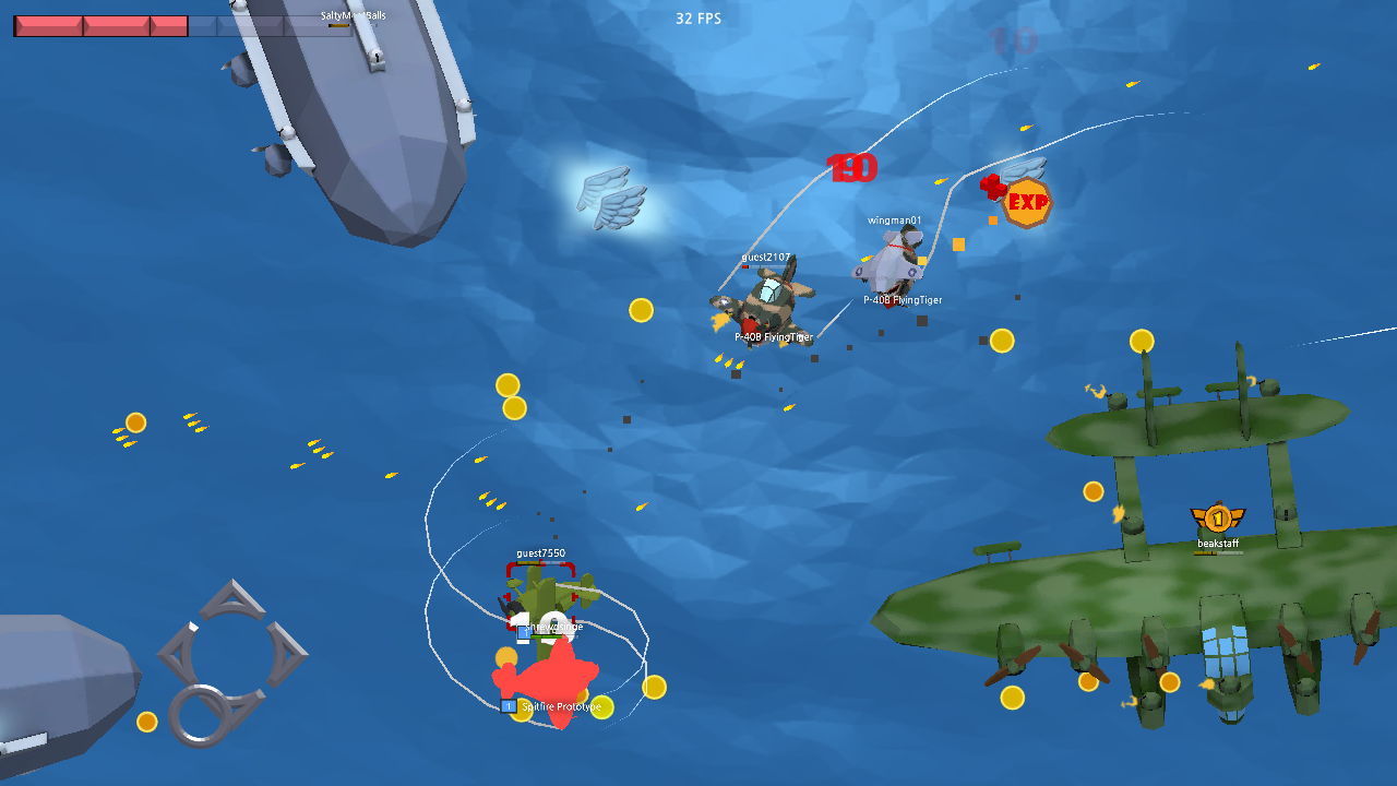 AeroBlaster screenshot game