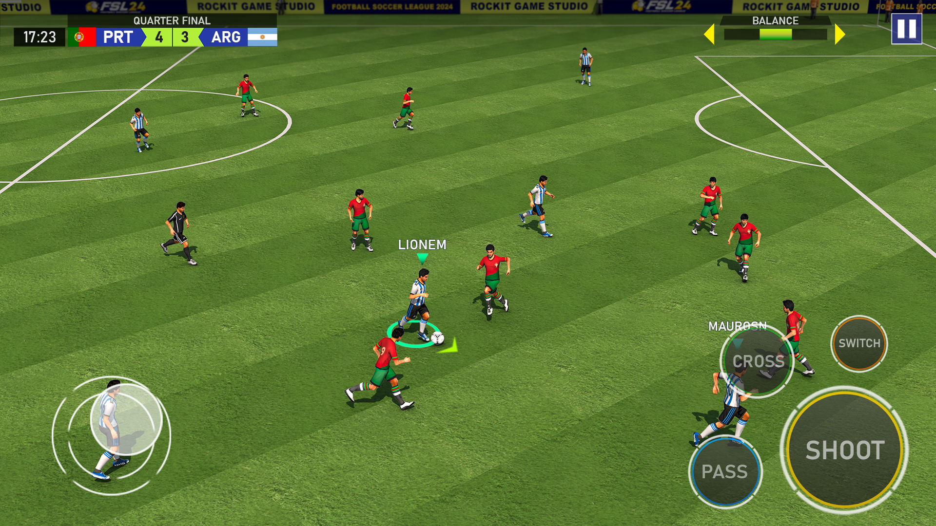 Football Soccer League: FSL24 - Offline (Android/IOS) Gameplay