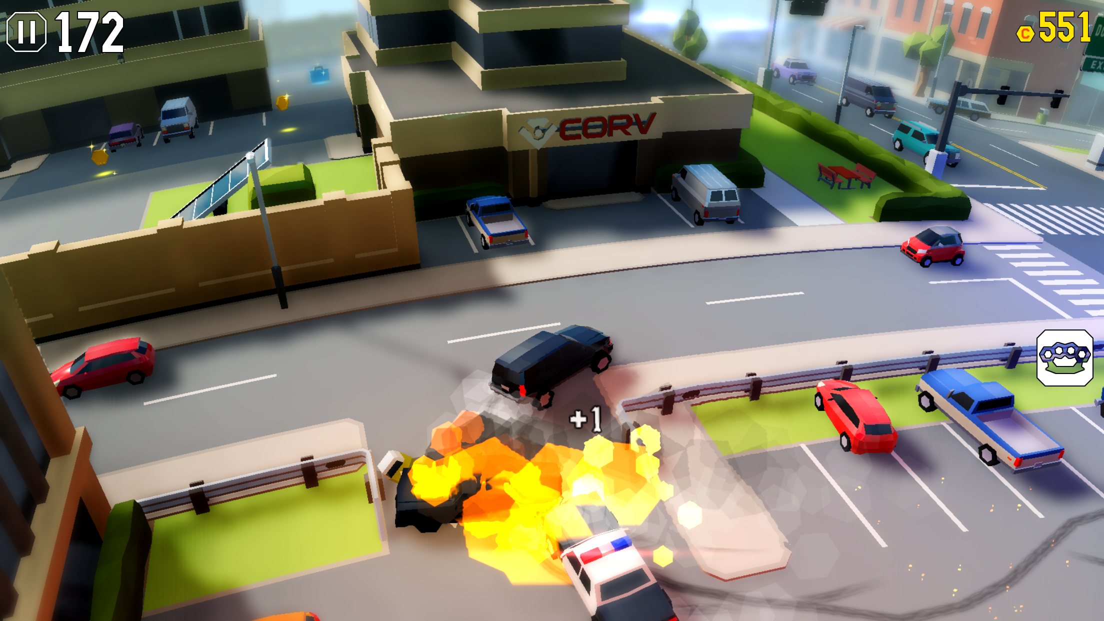 Reckless Getaway 2: Car Chase Game Screenshot