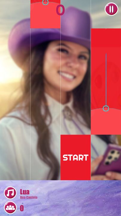 Ana Castela Music Tiles Piano Game Screenshot