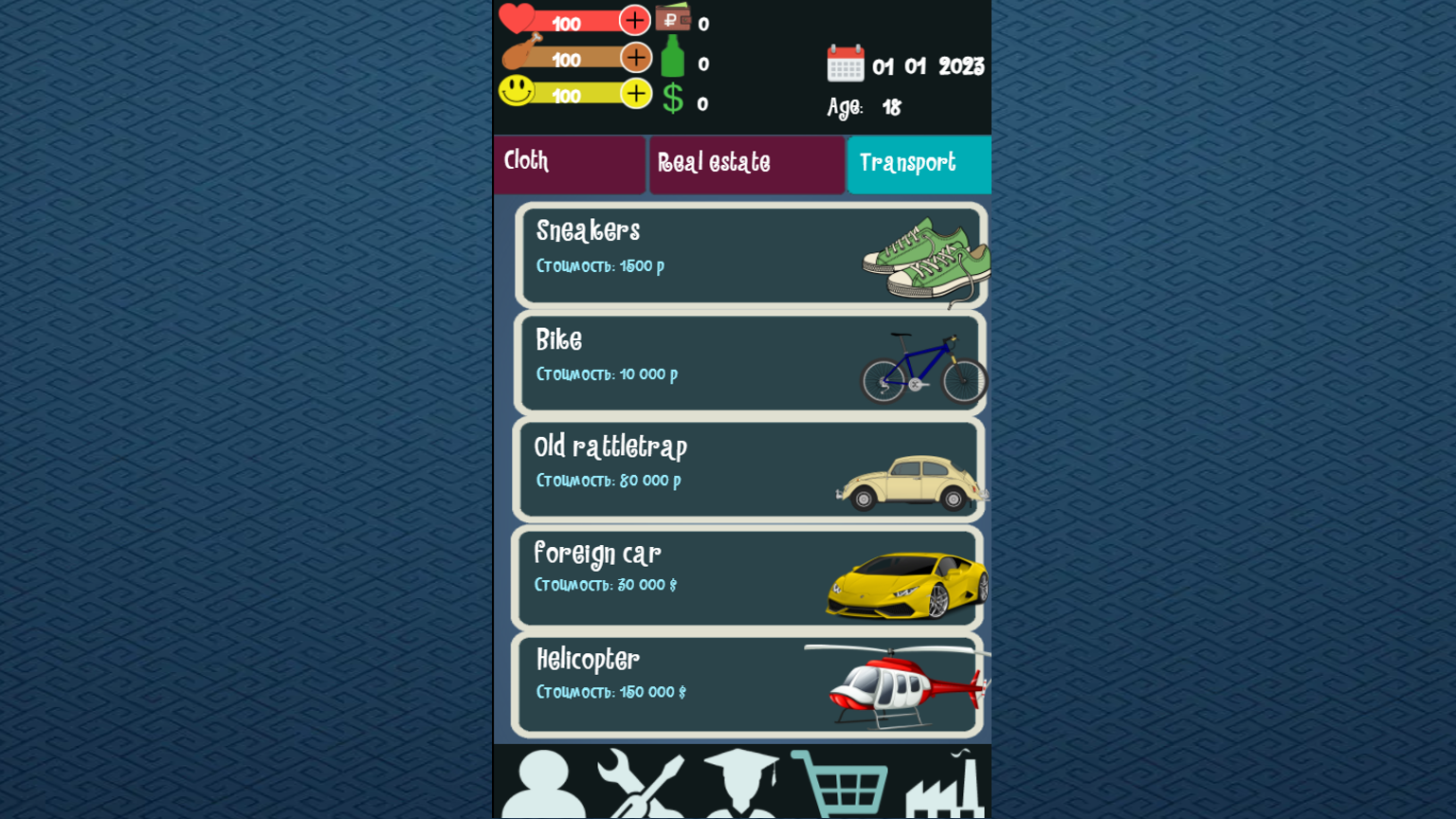 Cuplikan Layar Game Bitte life game simulator