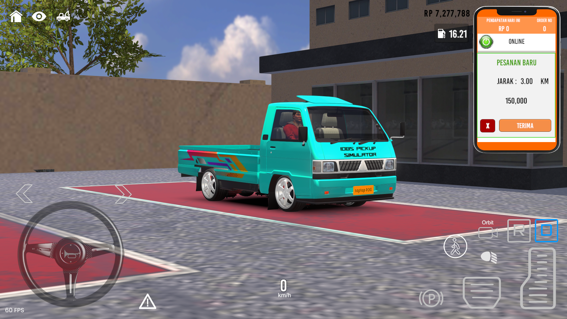 IDBS Pickup Simulator Game Screenshot