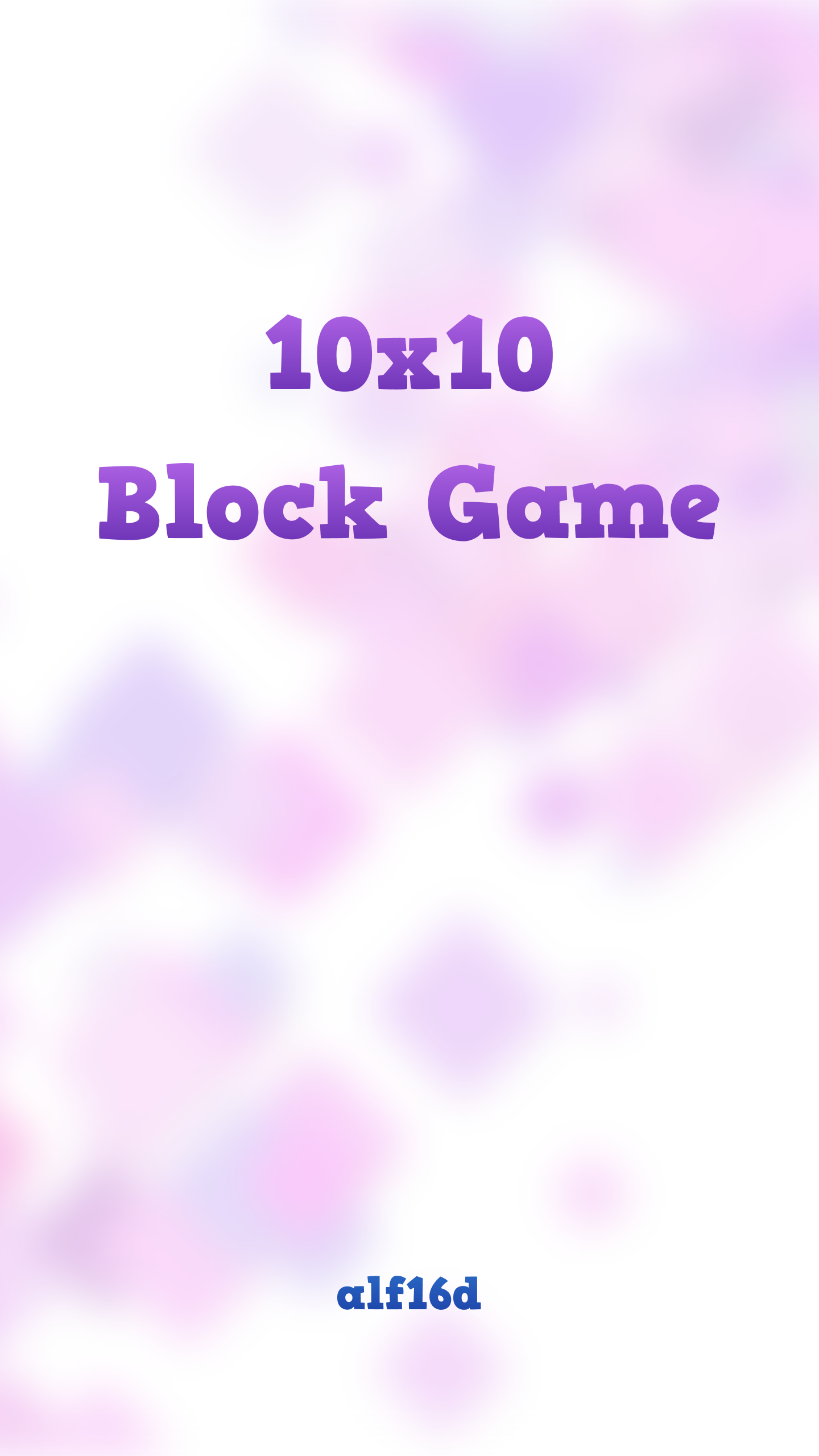 10x10 Block Game Game Screenshot