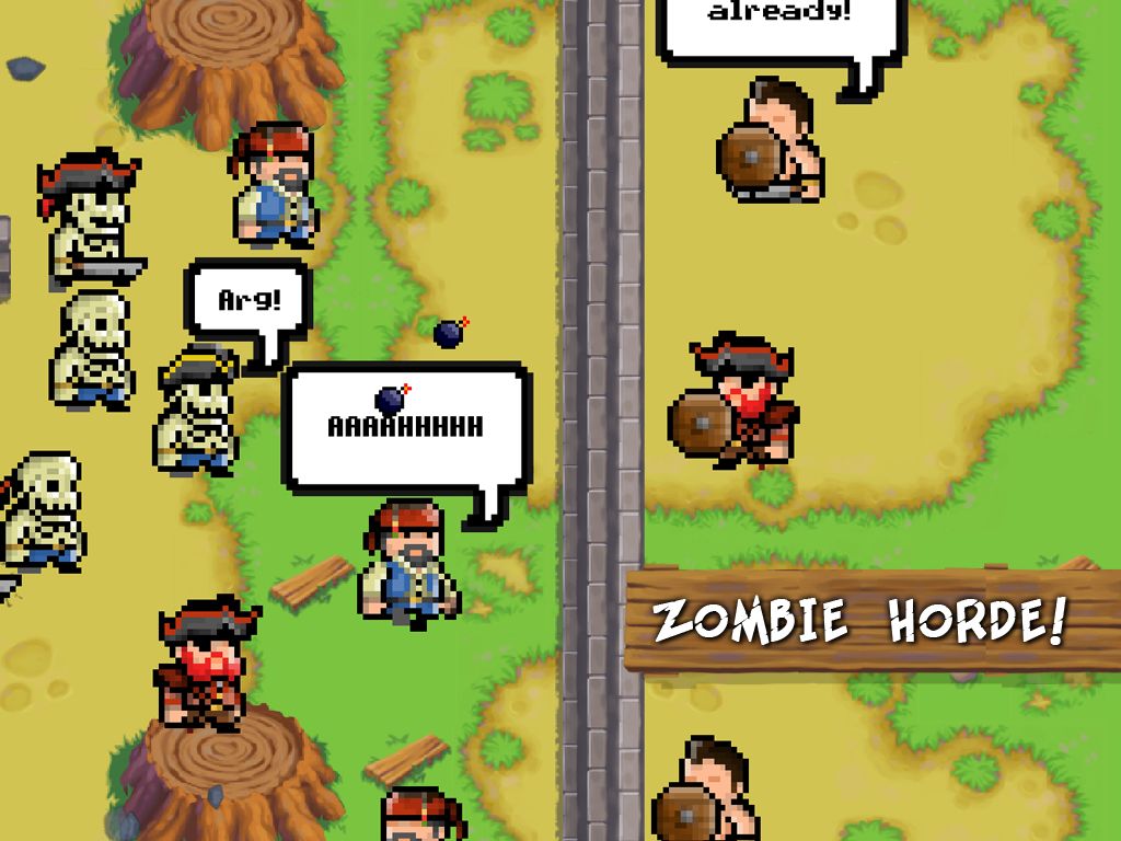 Zombies VS Pirates ภาพหน้าจอเกม