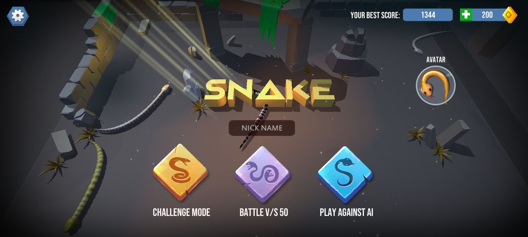 Screenshot of Snake 2022 Online Snake Battle
