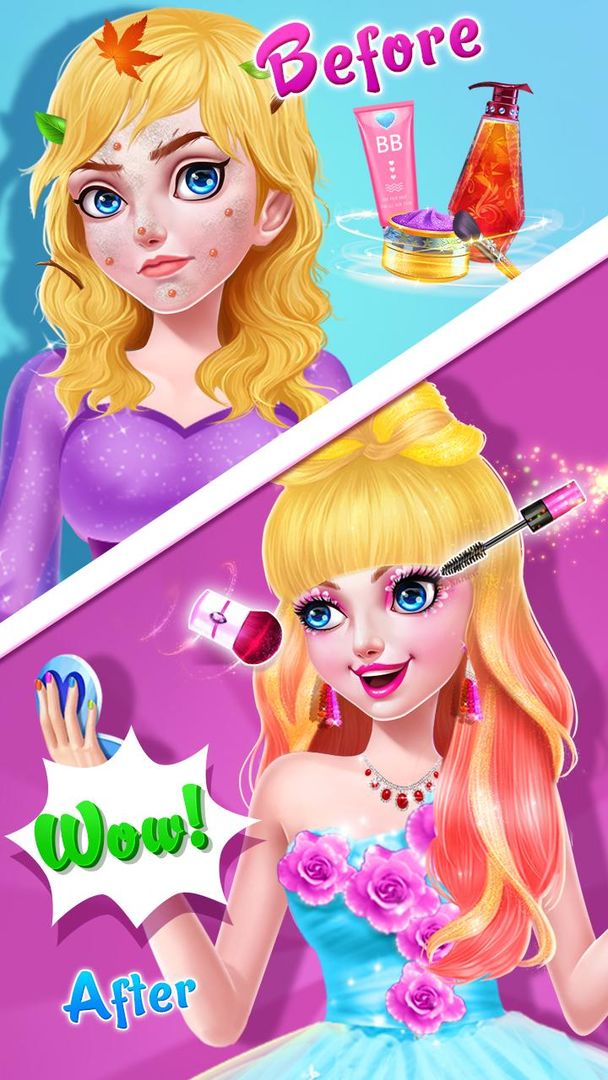 魔法公主奇幻換裝 - 戀愛美妝遊戲遊戲截圖