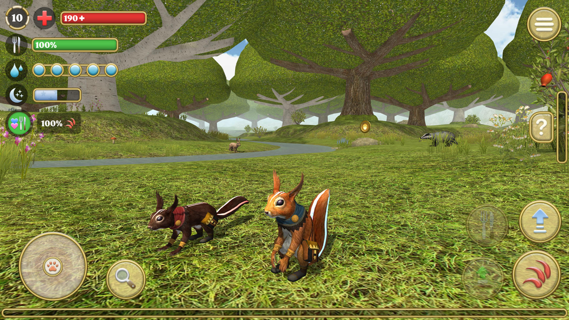 Screenshot 1 of Squirrel Simulator 2 : ออนไลน์ 1.11