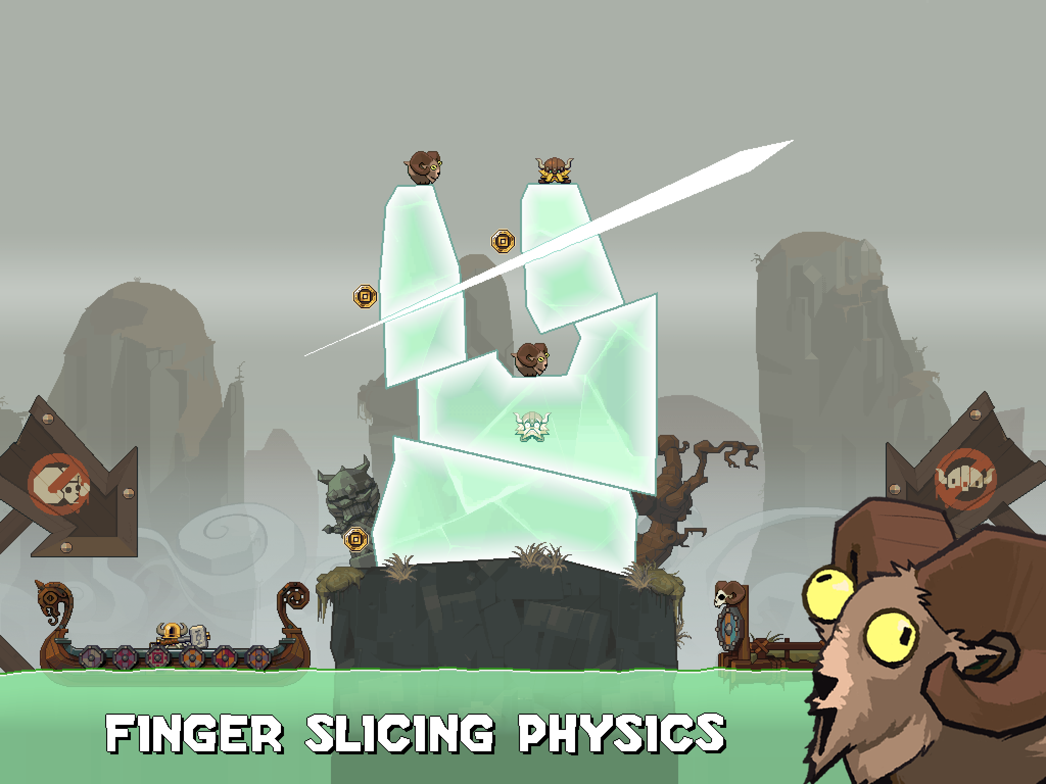 Icebreaker: A Viking Voyage Game Screenshot