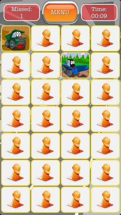 Trucks Matching - Match Game Fun For Truck and Tractor Loving Kids Game Screenshot