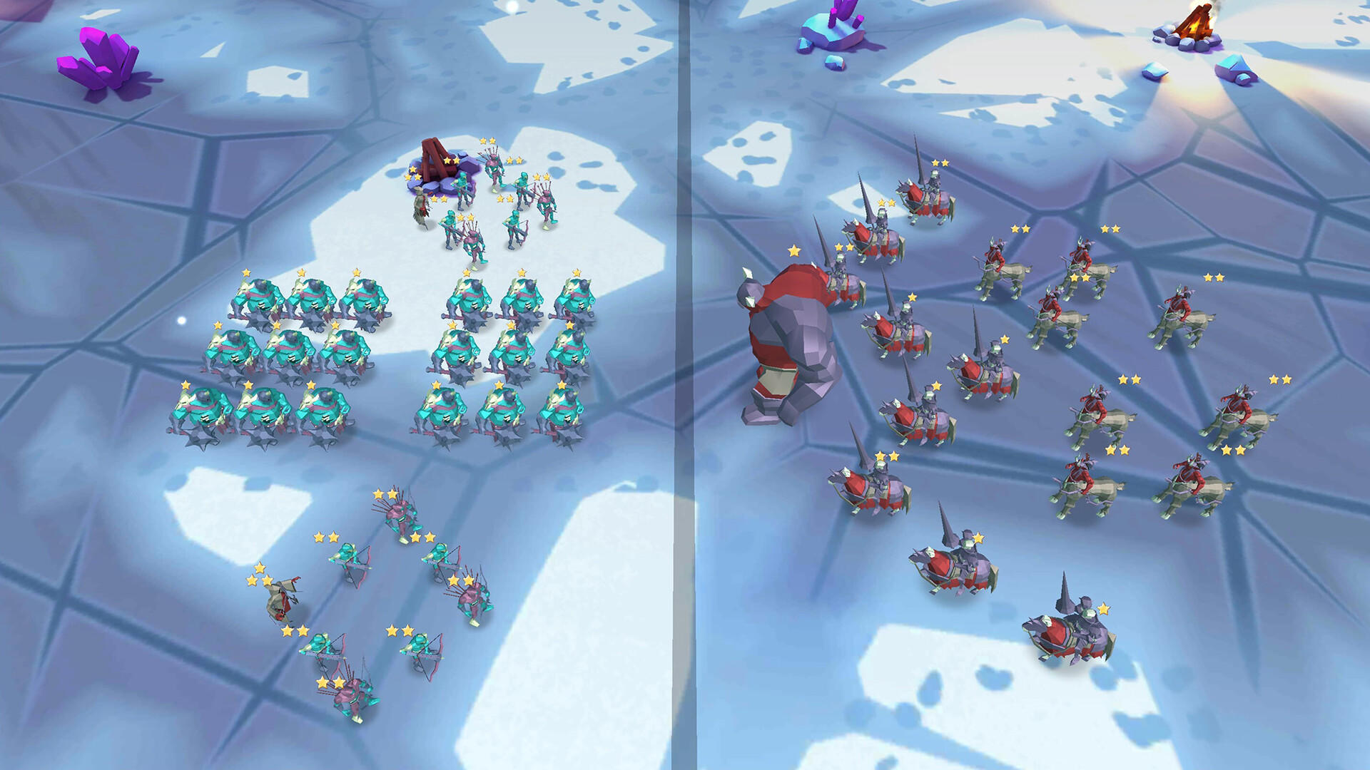Скриншот игры Clash Battle Simulator
