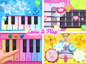 Sweet Baby Girl Pop Stars Game Screenshot