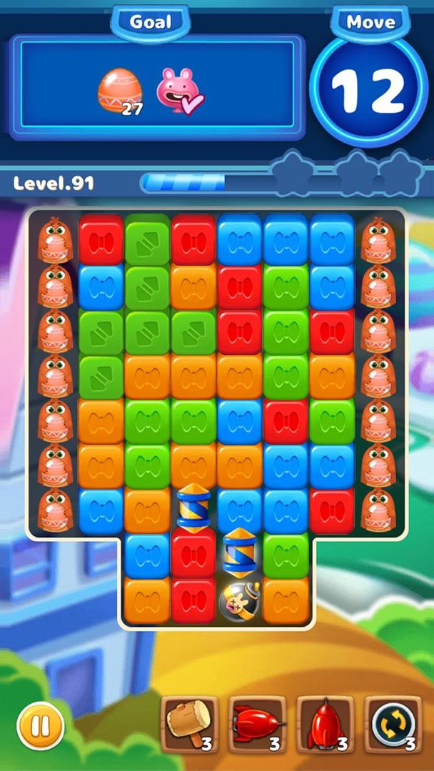 cube blast - tap the animal screenshot game