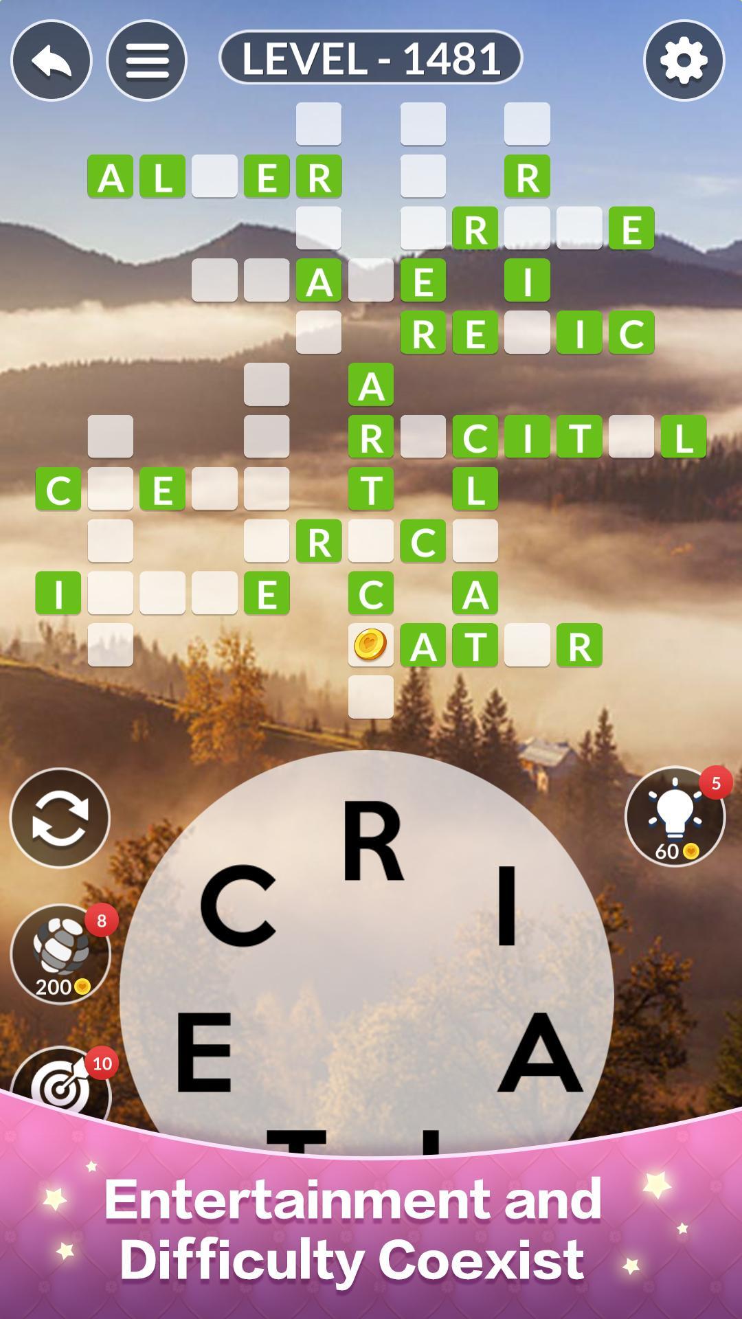 Happy Word - A crossword puzzle ภาพหน้าจอเกม