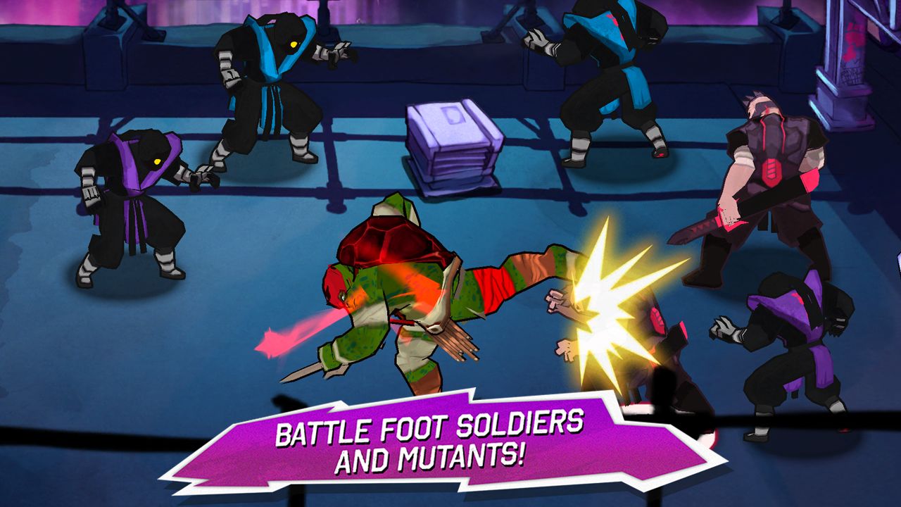 Screenshot of TMNT: Brothers Unite