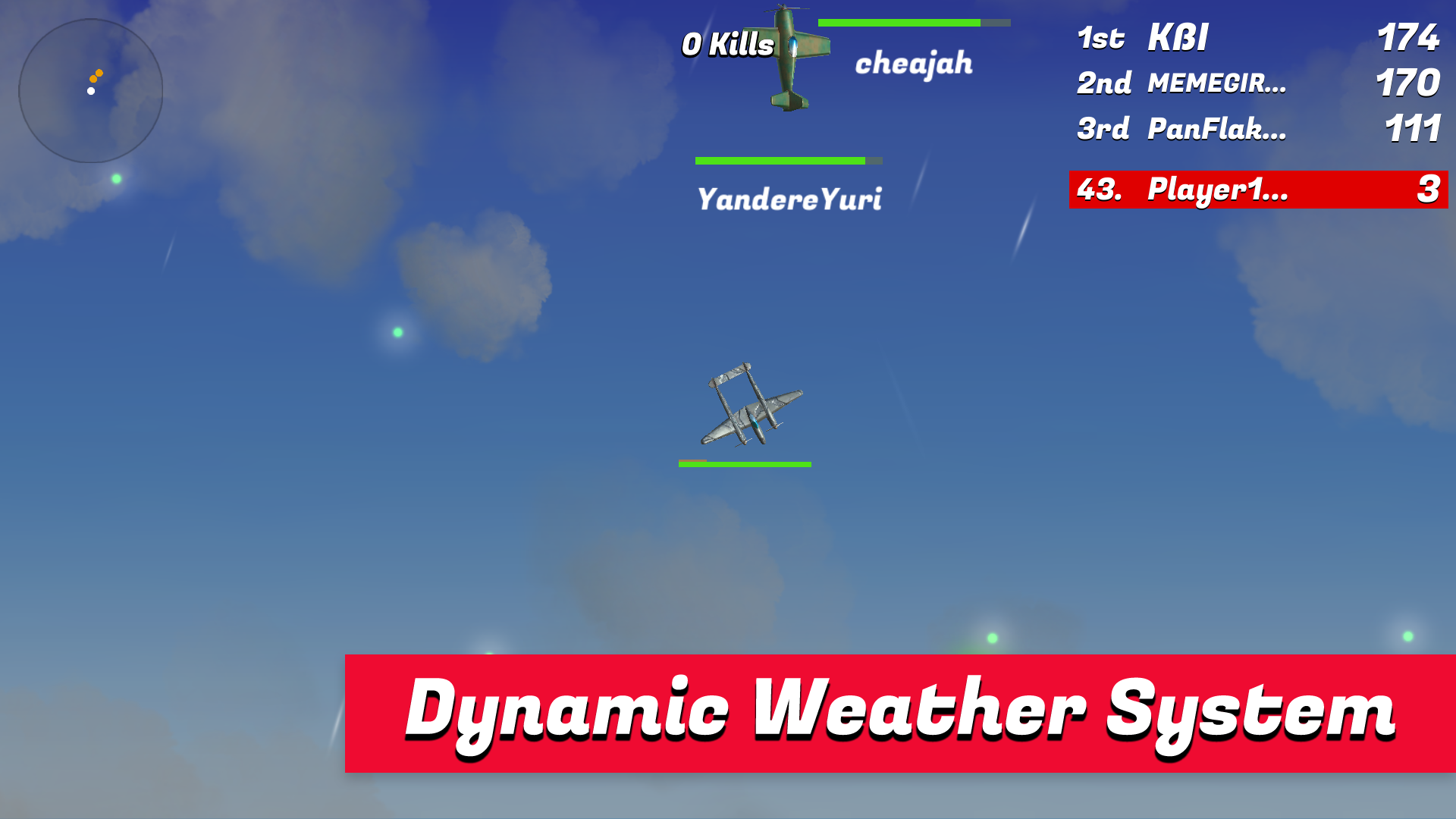Screenshot of SkyFighters.io