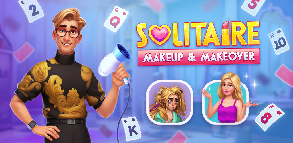 Banner of Solitaire Makeup & Makeover 