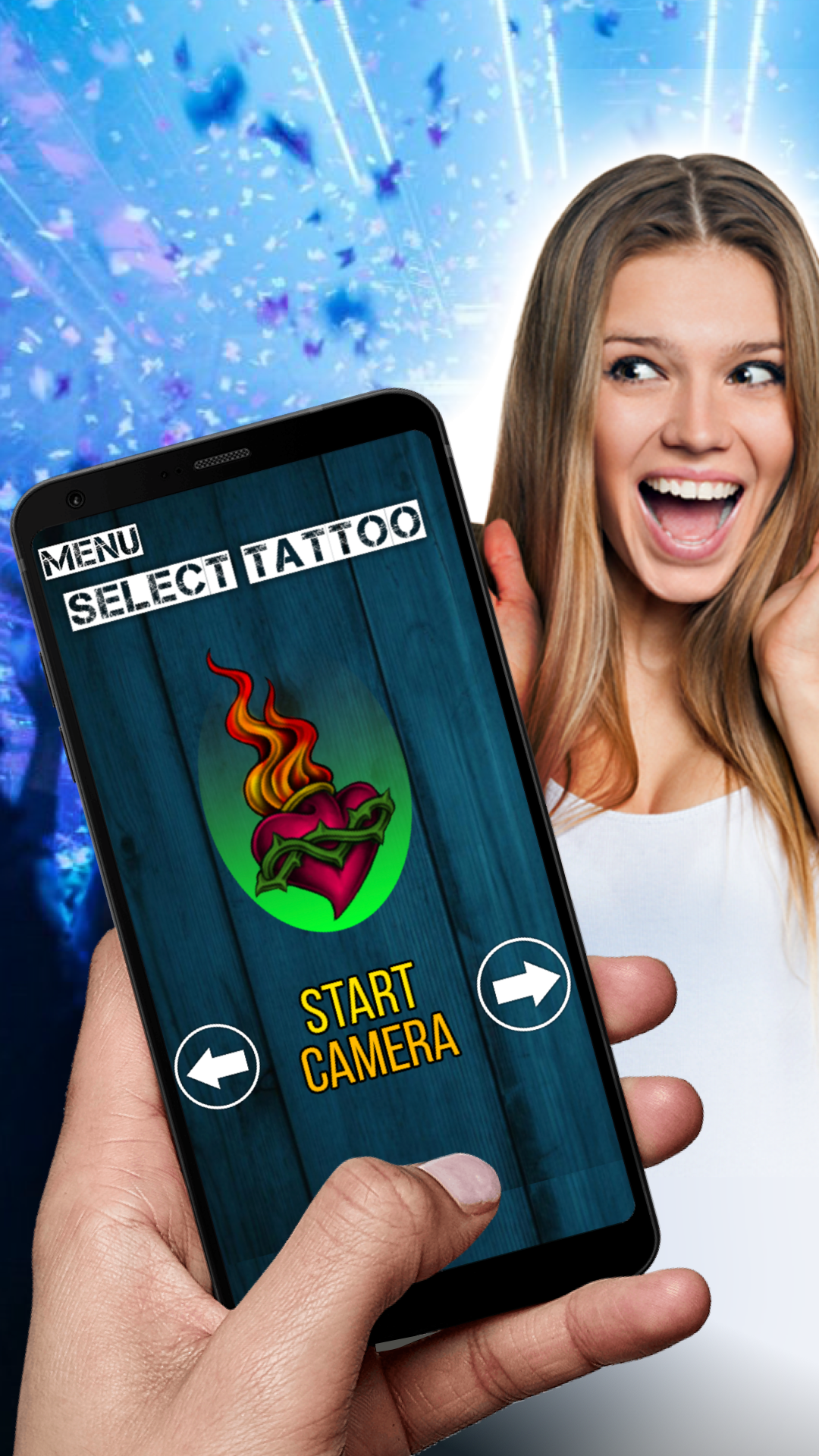 Tattoo sketch simulator Game Screenshot