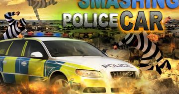 Smash Police Car - Outlaw Run Game Screenshot