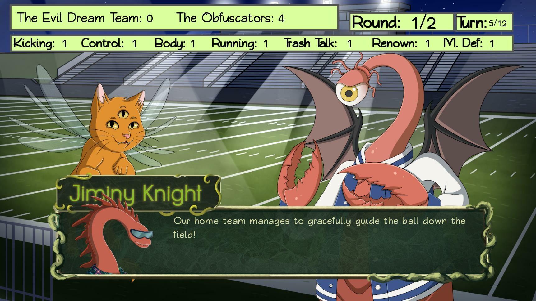 Screenshot of Tentacle Prawn: (Actually) A Cthulhu Dating Sim