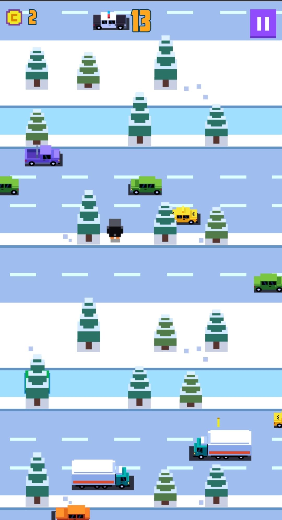 Penguin Hop Game Screenshot