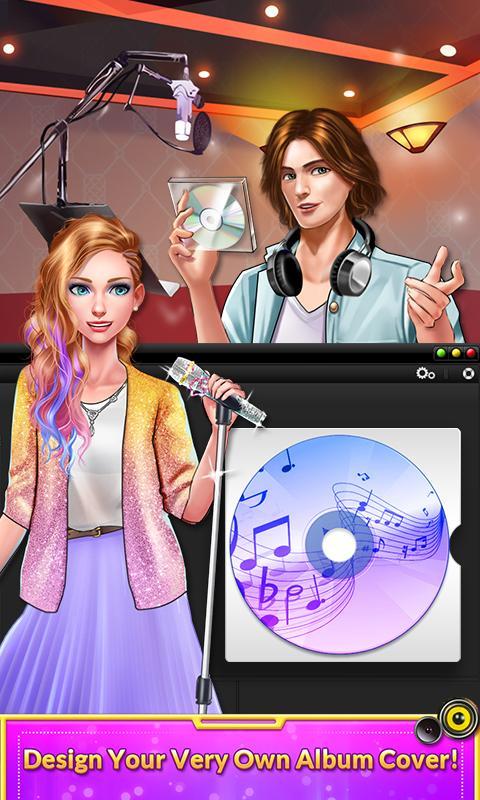 Cuplikan Layar Game Pop Star Celebrity Love Story