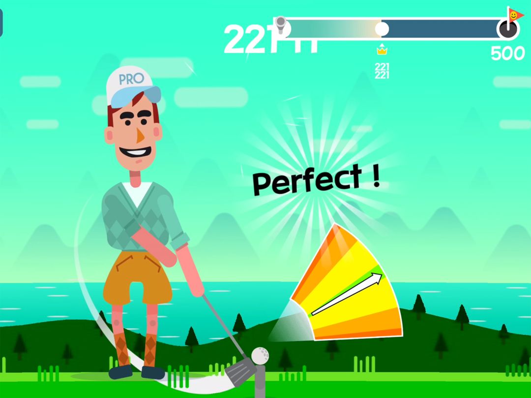 Screenshot of Golf Orbit: Oneshot Golf Games