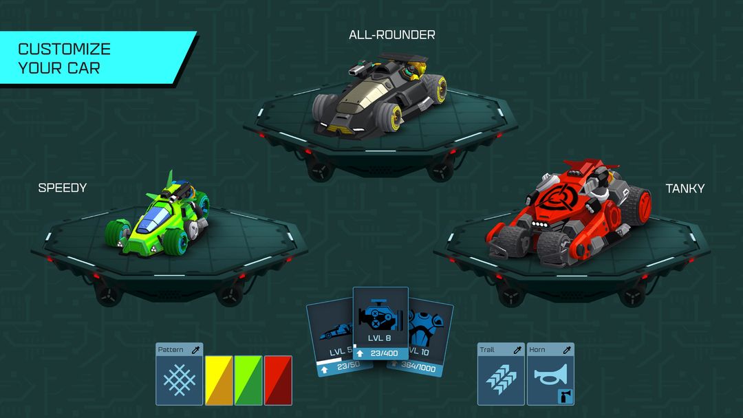 Hyperdrome - Tactical Battle Racing 게임 스크린 샷