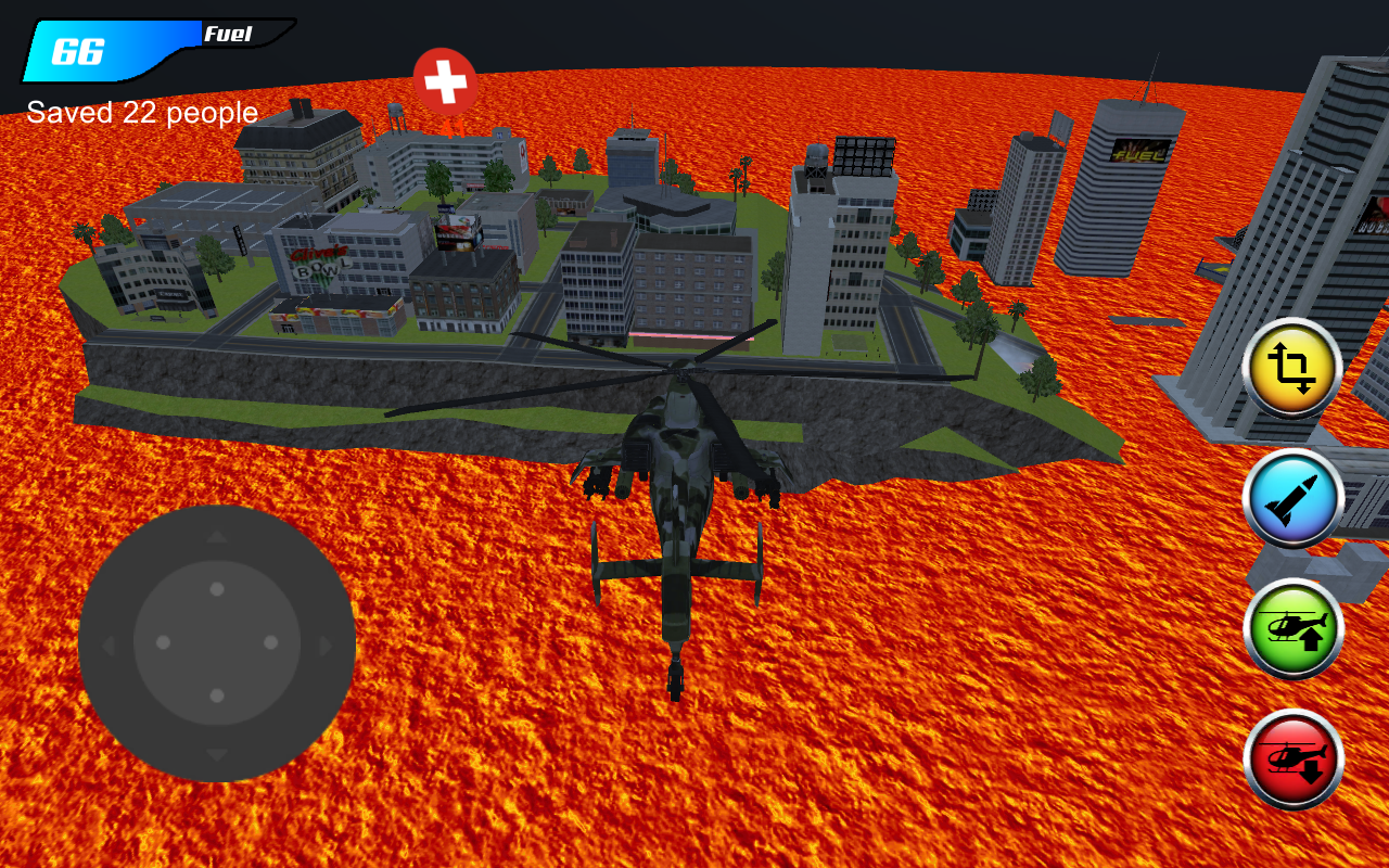 Fly Bot : The Floor Is LAVA Game Screenshot