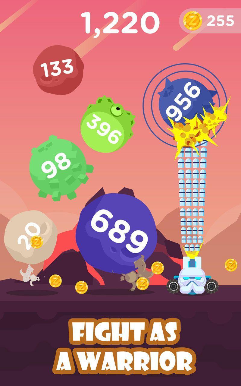 Alien Shooter: Bounce Ball Blast, Jump Ball Shoot Game Screenshot