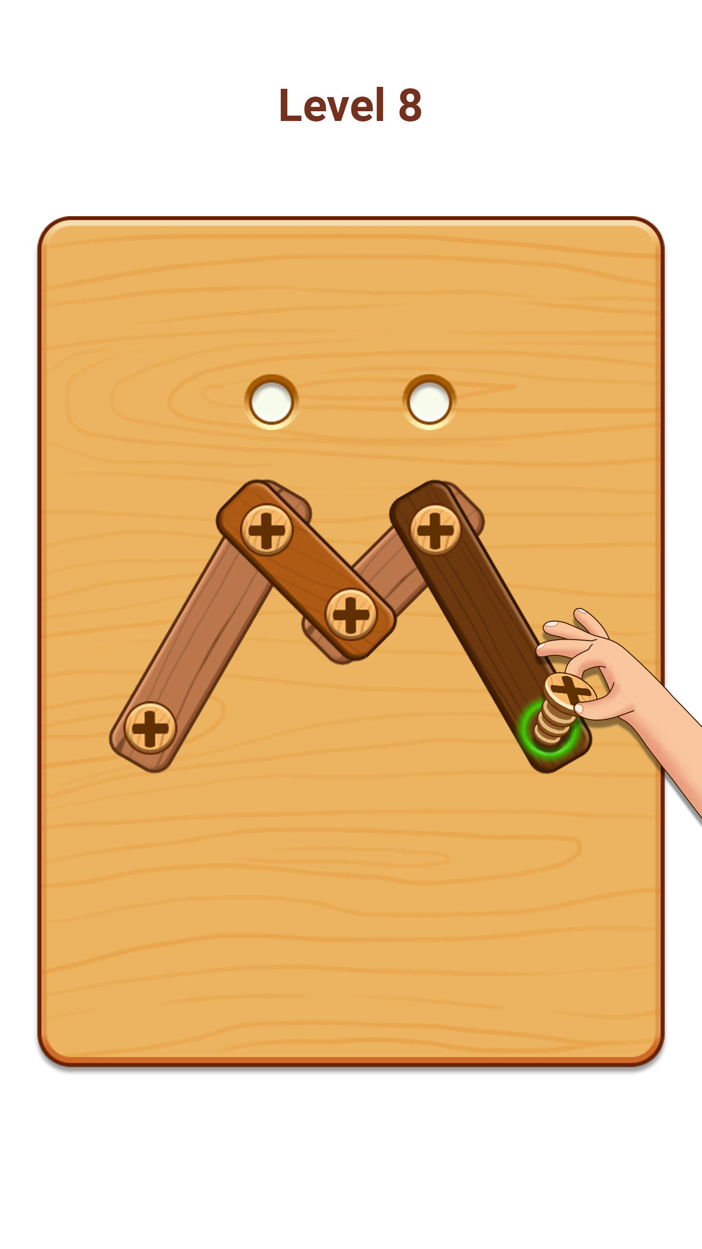 Wood Nuts Game: Unscrew Puzzle Game Screenshot