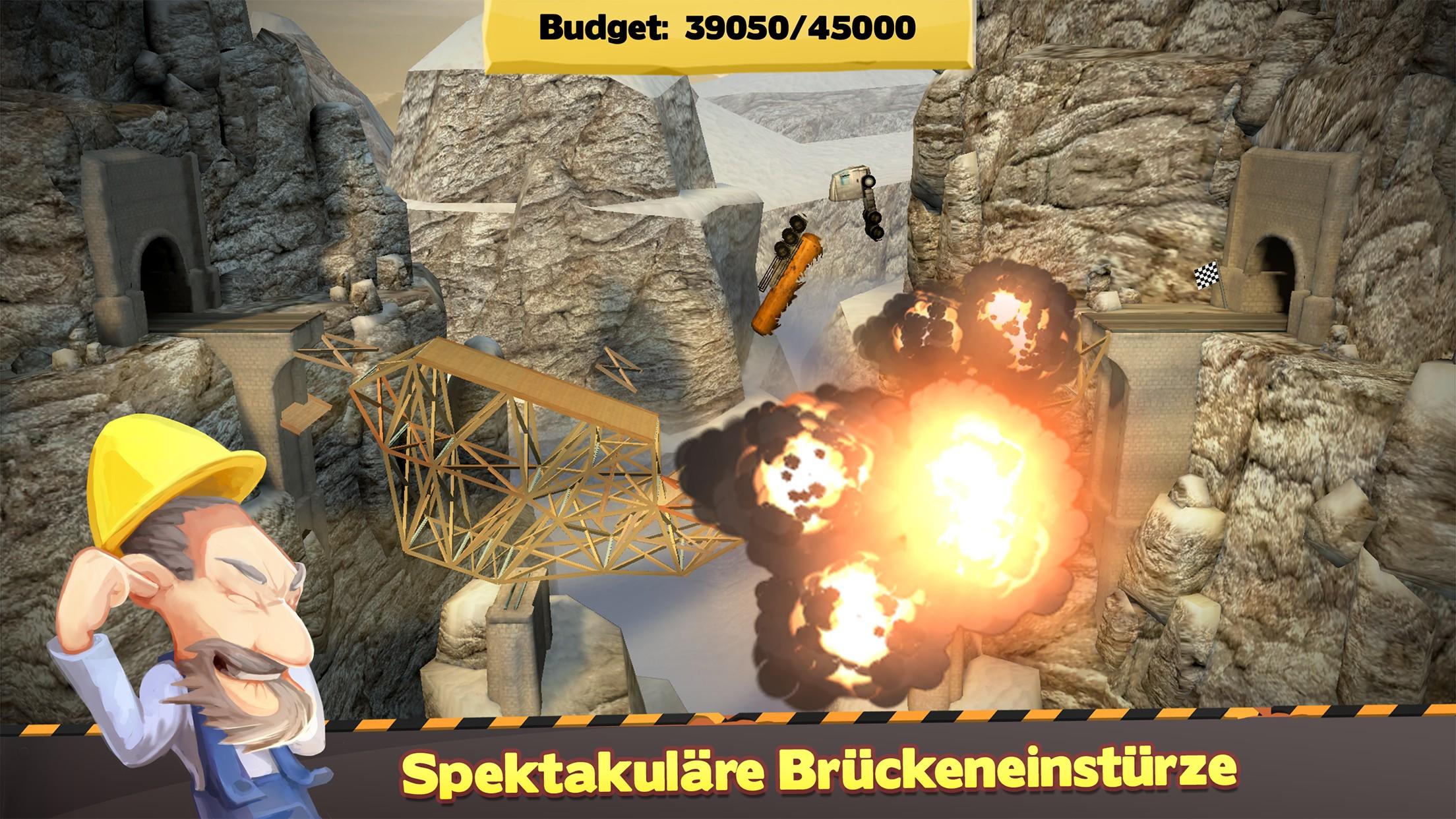 Bridge Constructor ภาพหน้าจอเกม