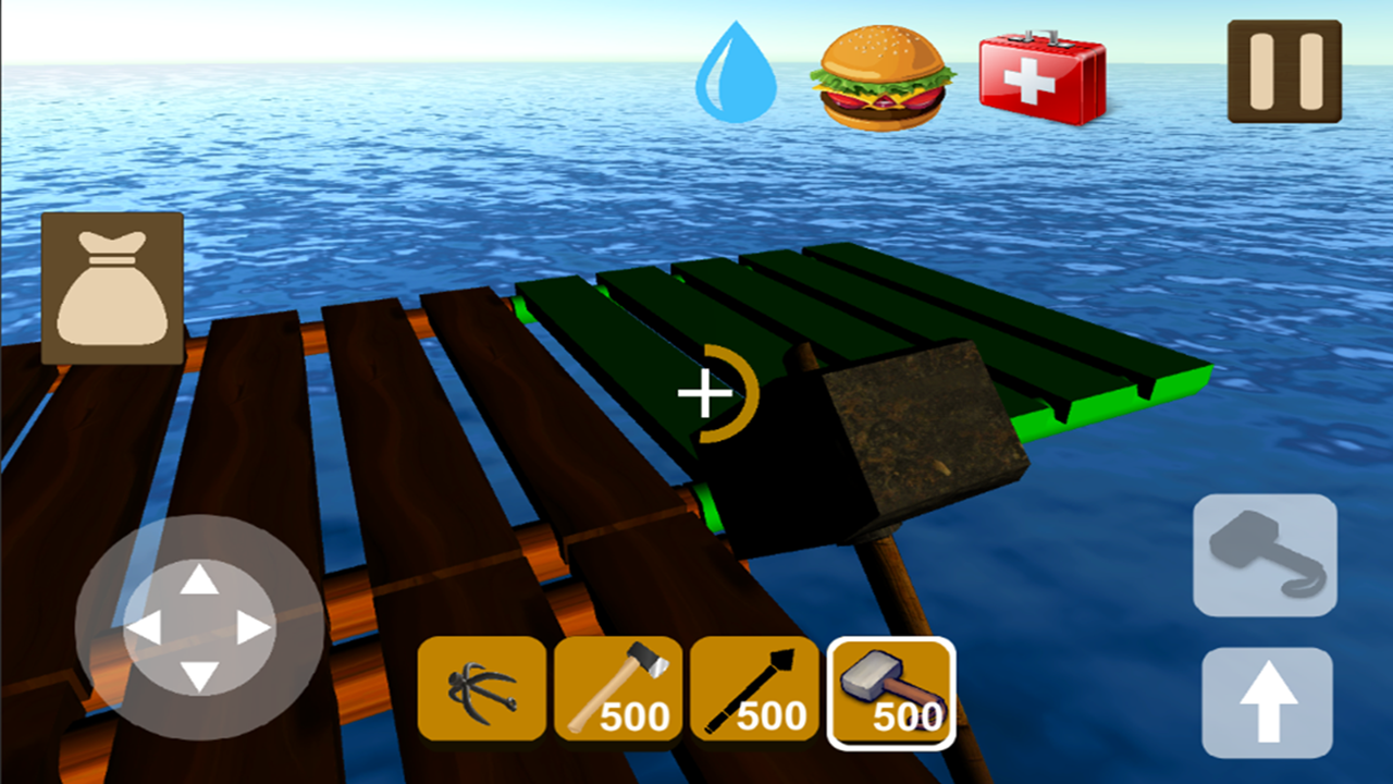 Raft Survival Craft.io Game Screenshot