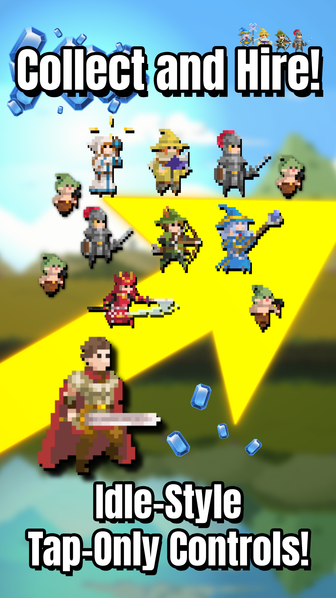 Captura de Tela do Jogo Rogue with the Dead: Idle RPG