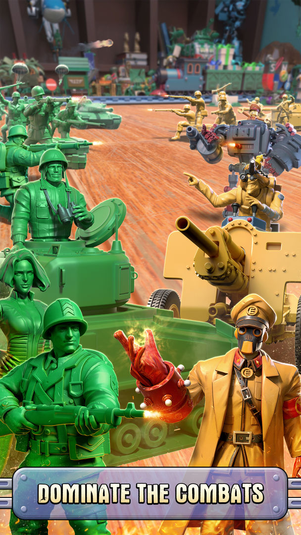 Army Men Defense: Merge Turrets screenshot game