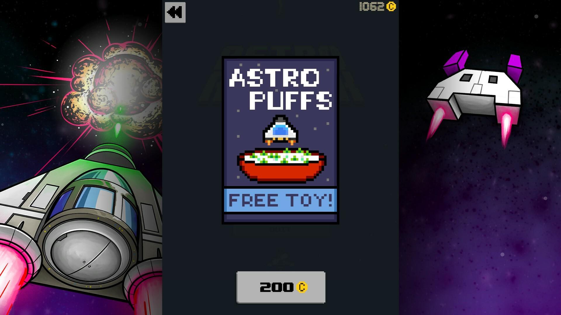 Astro Attack Game Screenshot