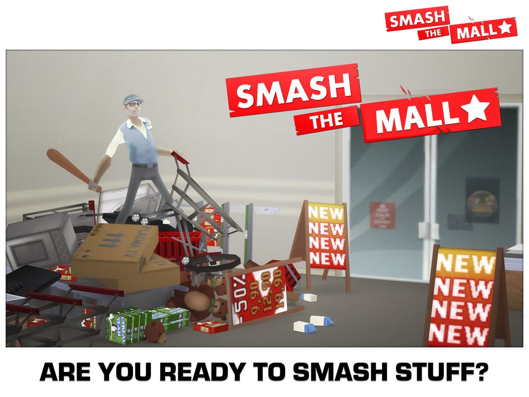 Smash the Mall - Stress Fix! screenshot game