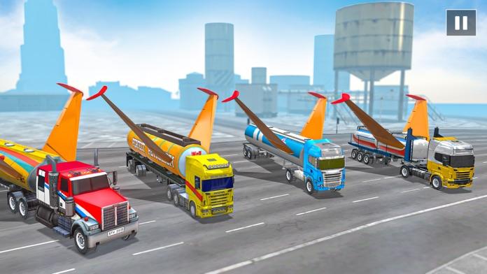 Скриншот игры Flying Oil Tanker Transporter