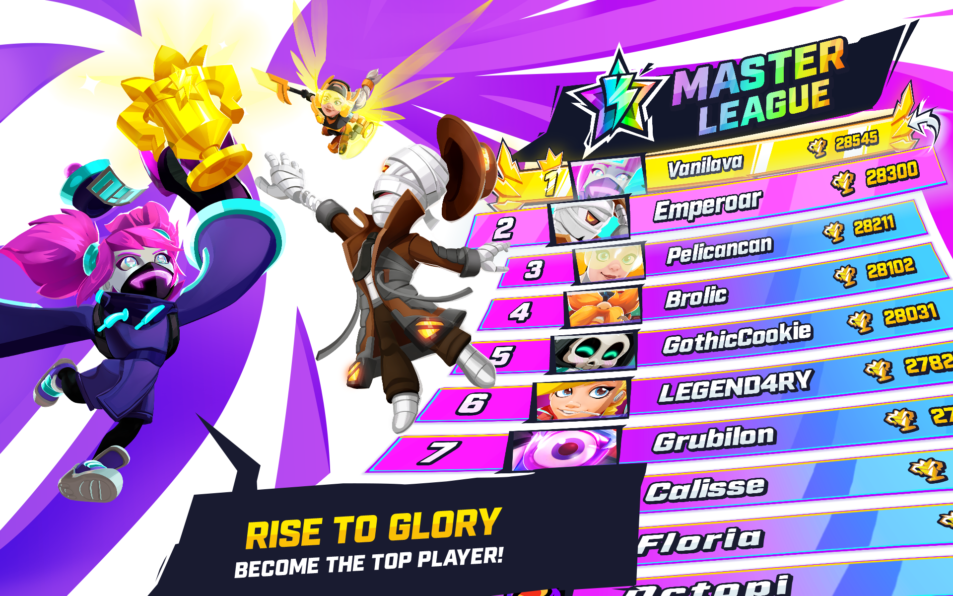 BUMP! Superbrawl ภาพหน้าจอเกม