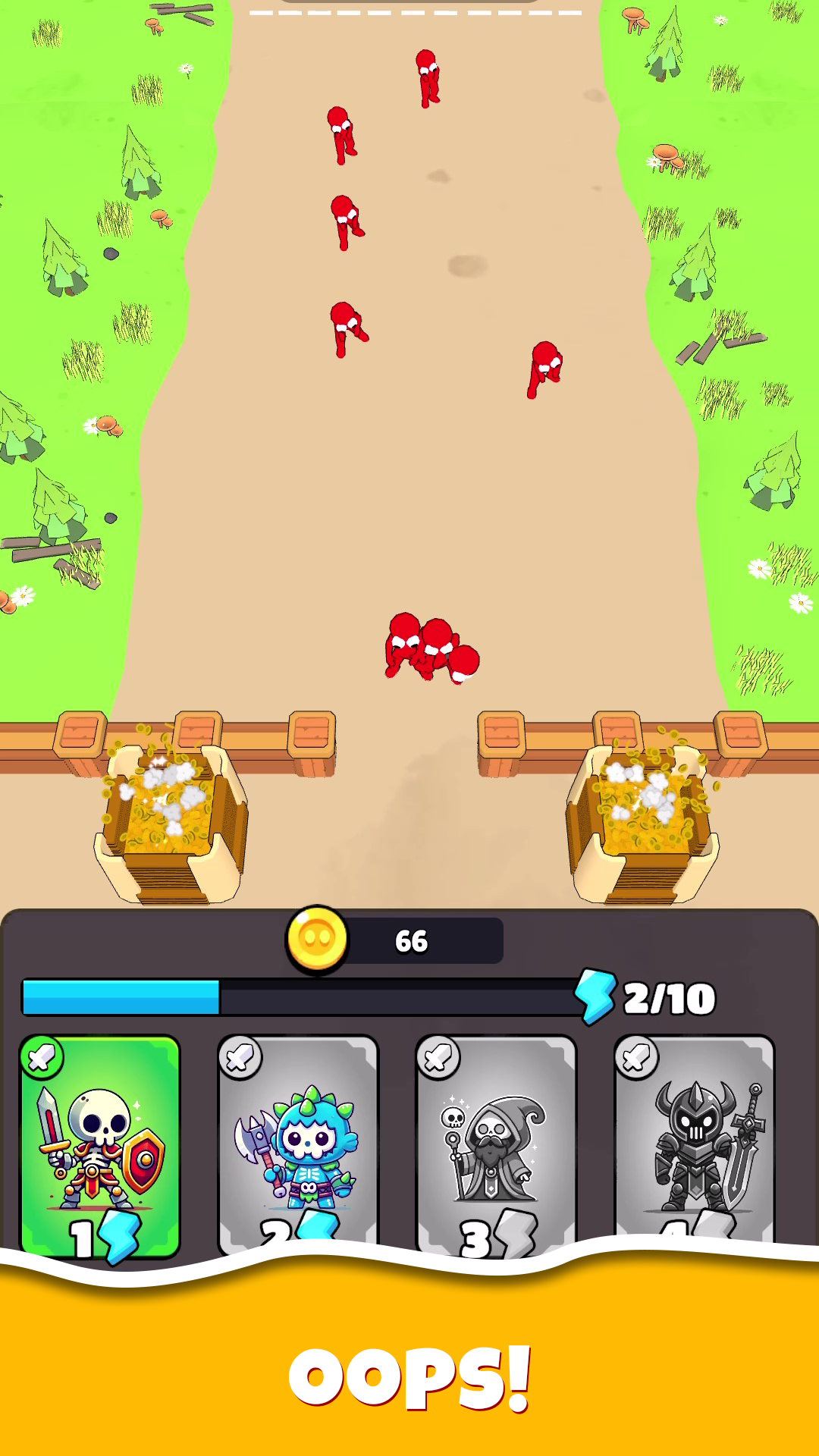 Monster Coin Defense Game Screenshot