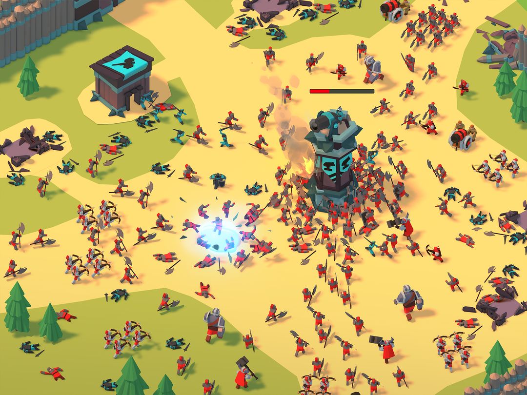 Idle Siege: War Tycoon Game screenshot game