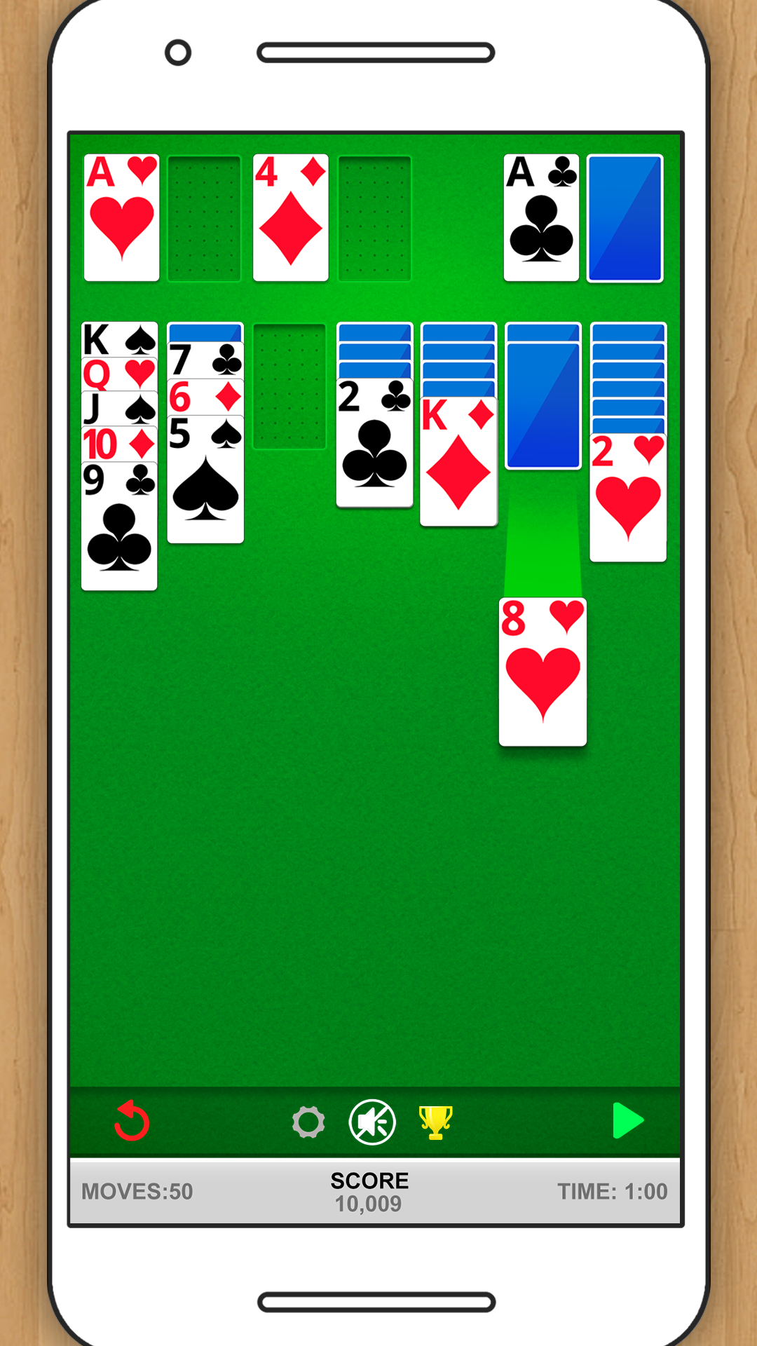 SOLITAIRE CLASSIC CARD GAME Game Screenshot
